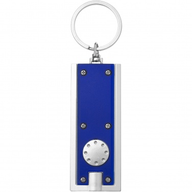 Logotrade promotional gift image of: Castor LED keychain light, blue