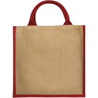 Logotrade advertising product picture of: Chennai jute gift tote, red