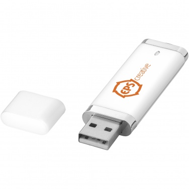 Logo trade advertising product photo of: Flat USB 2GB