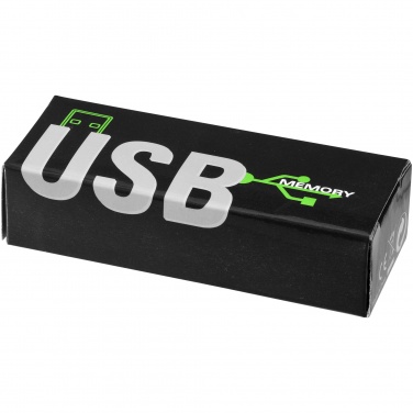 Logotrade promotional product picture of: Flat USB, 4GB, black