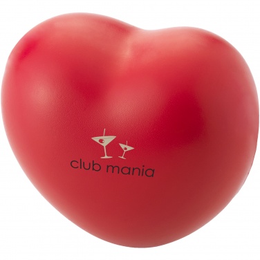 Logotrade promotional items photo of: Heart shaped stress reliever, red