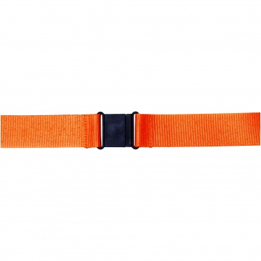 Logo trade promotional product photo of: Yogi lanyard with detachable buckle, orange