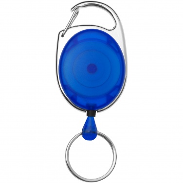 Logo trade promotional merchandise picture of: Gerlos roller clip key chain, blue