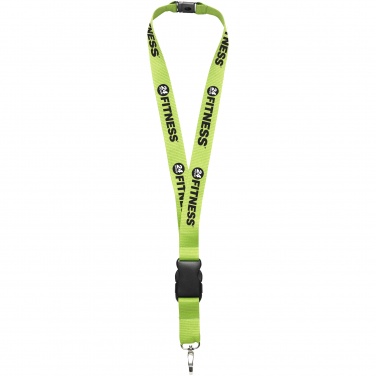 Logotrade promotional giveaways photo of: Yogi lanyard with detachable buckle, apple green