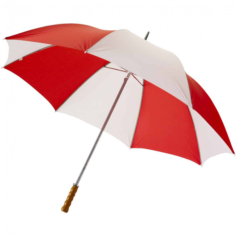 Logo trade promotional item photo of: Karl 30" Golf Umbrella, red/white