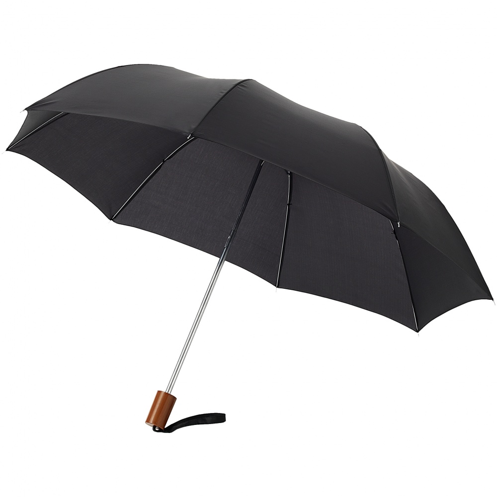 Logo trade promotional merchandise photo of: 20" 2-Section Oho umbrella, black