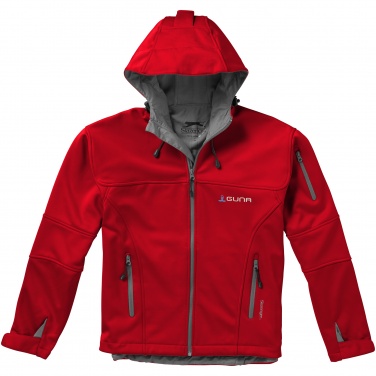 Logo trade business gift photo of: Match softshell jacket, red
