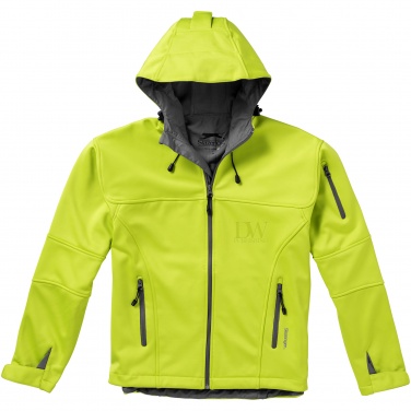 Logotrade promotional giveaway image of: Match softshell jacket, light green