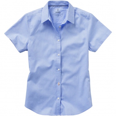Logotrade promotional product image of: Manitoba short sleeve ladies shirt, light blue
