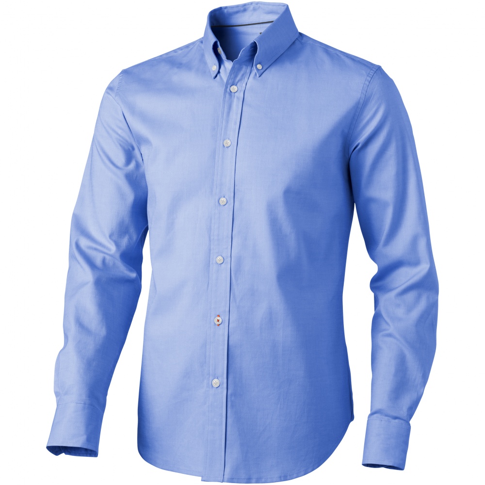 Logotrade business gift image of: Vaillant long sleeve shirt, light blue