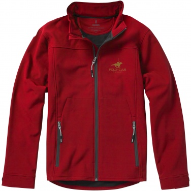Logo trade promotional gifts picture of: Langley softshell jacket, red