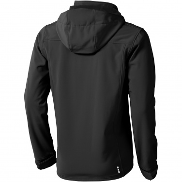 Logotrade promotional products photo of: Langley softshell jacket, dark grey