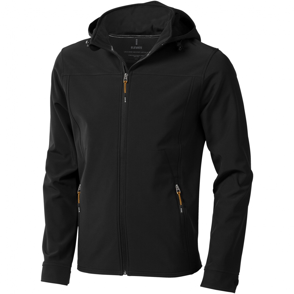 Logotrade promotional item picture of: Langley softshell jacket, black