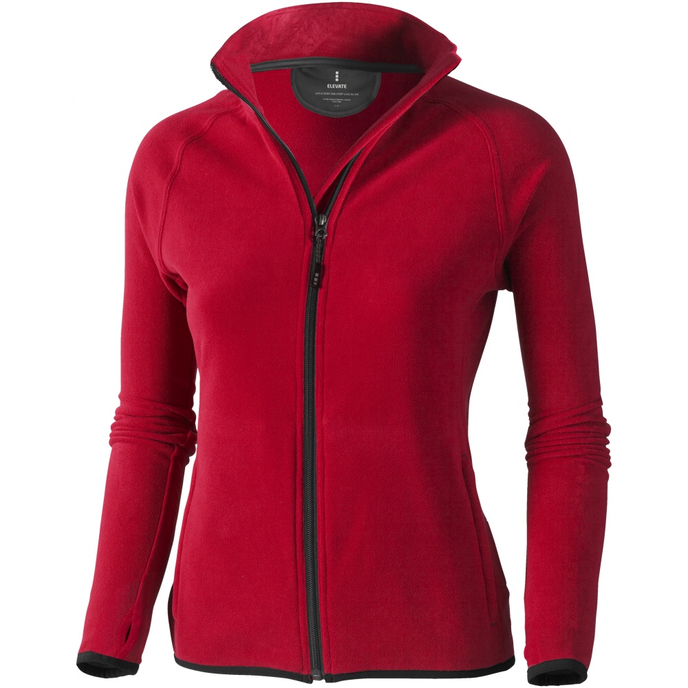 Logo trade promotional gifts picture of: Brossard micro fleece full zip ladies jacket