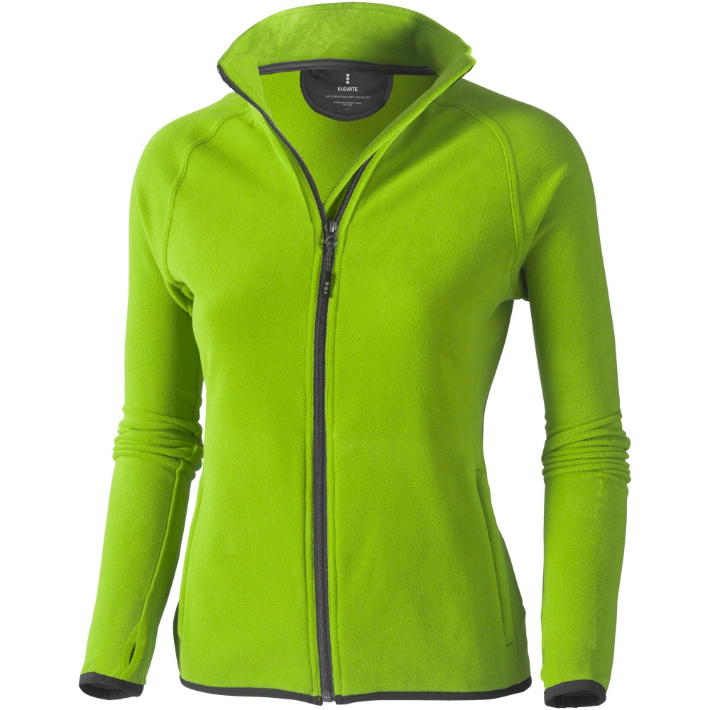 Logo trade promotional items image of: Brossard micro fleece full zip ladies jacket