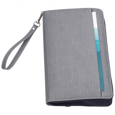 Logo trade promotional gifts image of: Document folder with power bank 4000 mAh