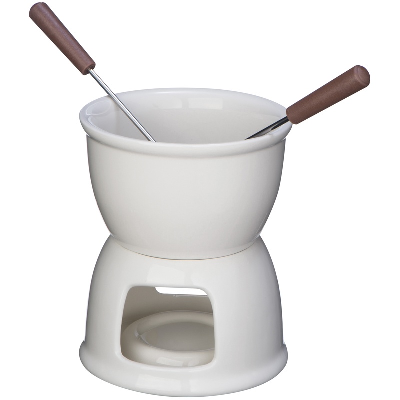 Logotrade business gift image of: Chocolate fondue set, white