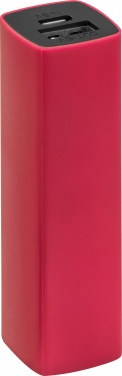 Logotrade business gift image of: Powerbank 2200 mAh with USB port in a box, Red