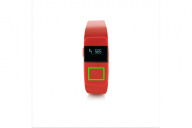 Logo trade promotional merchandise photo of: Activity tracker Keep fit, red