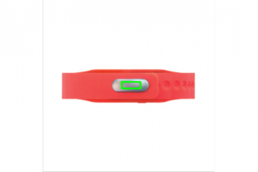 Logotrade promotional giveaways photo of: Activity tracker Keep fit, red