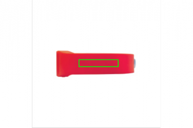 Logotrade promotional merchandise image of: Activity tracker Keep fit, red