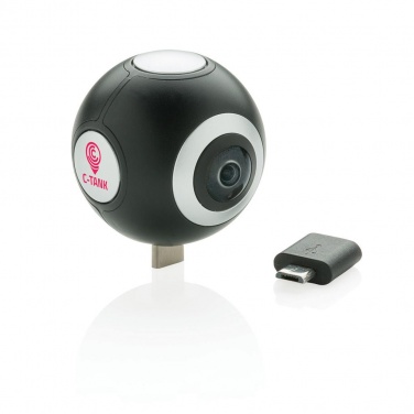 Logo trade promotional giveaway photo of: Dual lens 360° photo and video camera