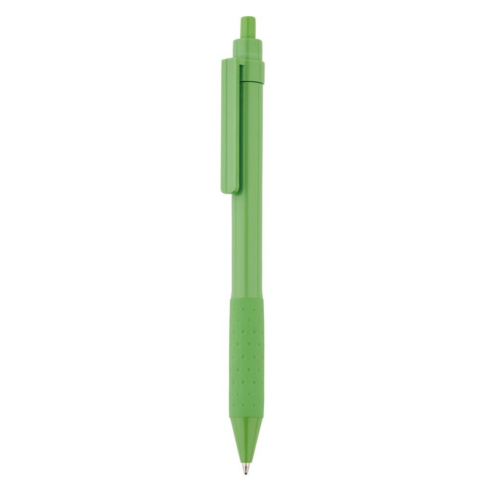 Logo trade promotional giveaways image of: X2 pen, green