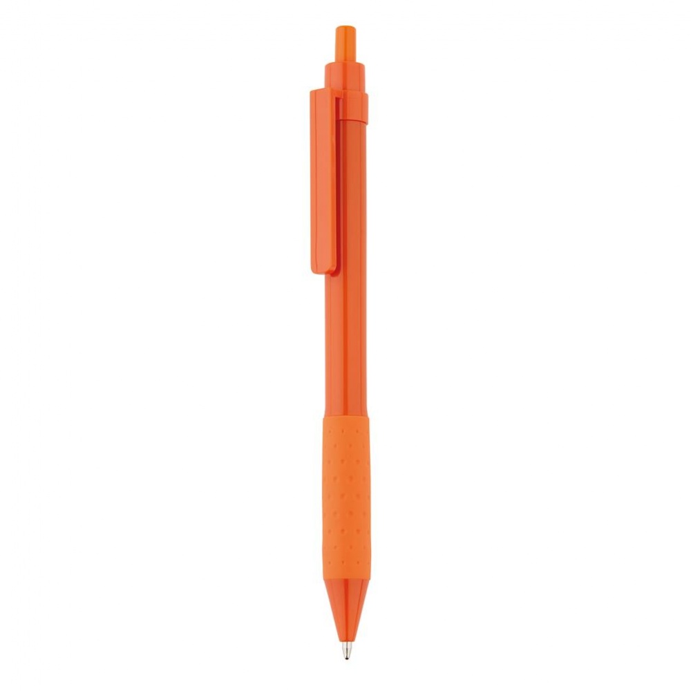 Logo trade promotional items image of: X2 pen, orange