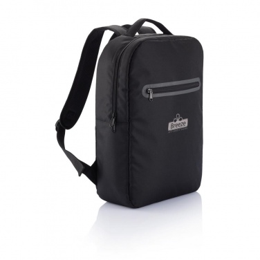 Logo trade promotional items image of: London laptop backpack PVC free, black