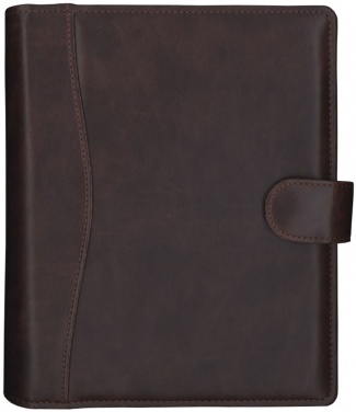Logo trade promotional gift photo of: Calendar Time-Master Maxi artificial leather brown