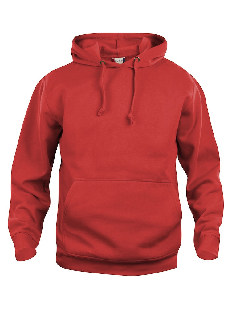 Logo trade promotional products image of: Trendy basic hoody, red