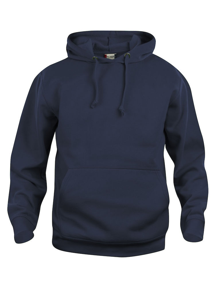 Logo trade promotional items picture of: Trendy basic hoody, navy blue