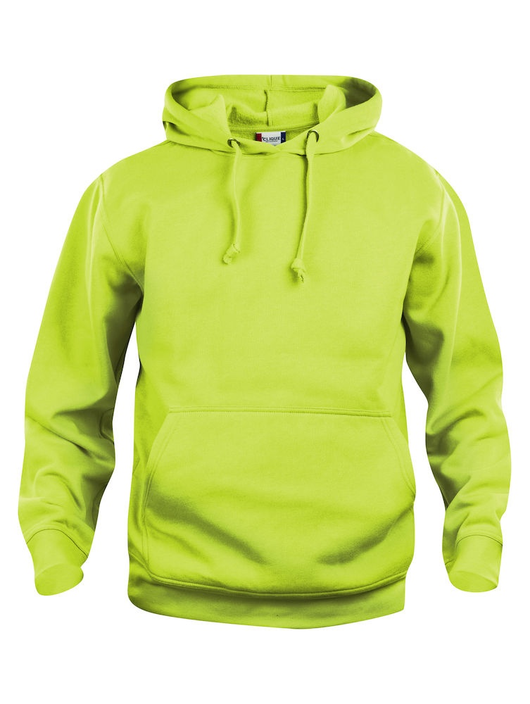 Logo trade advertising products image of: Trendy basic hoody, light green