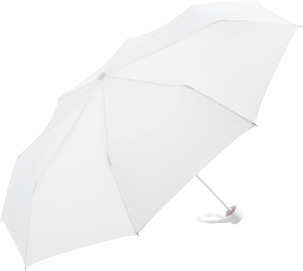 Logo trade promotional products picture of: Windproof Alu mini umbrella, 5008, white
