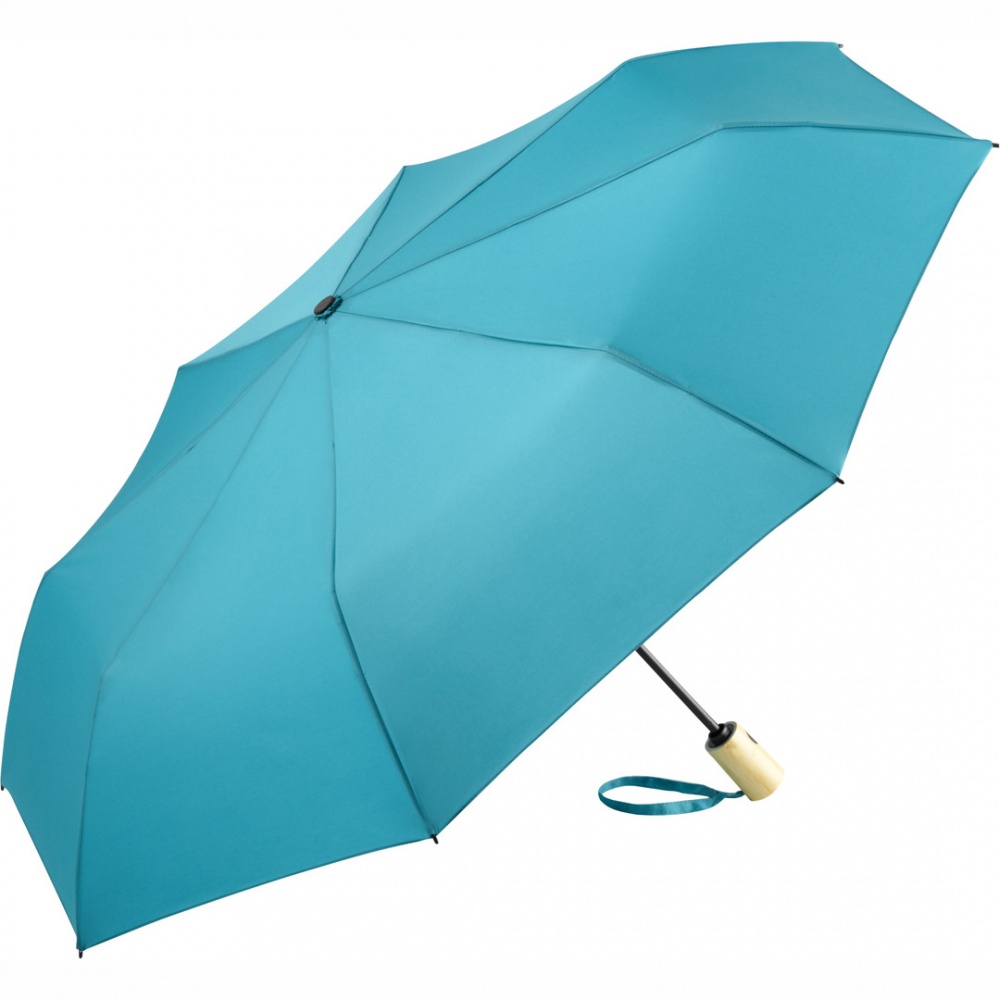 Logo trade promotional giveaway photo of: AOC mini umbrella ÖkoBrella 5429, Light Blue