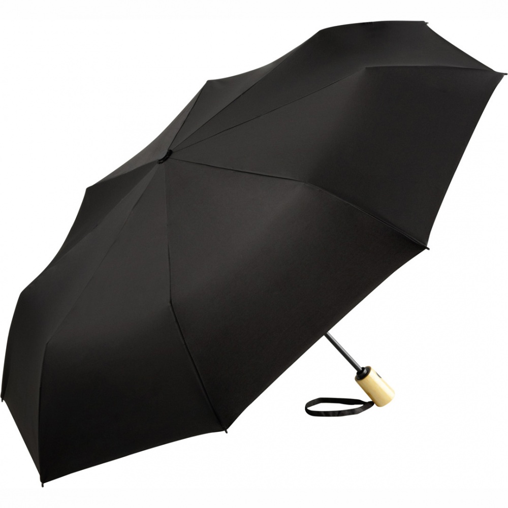 Logotrade promotional gifts photo of: AOC mini umbrella ÖkoBrella 5429, Black