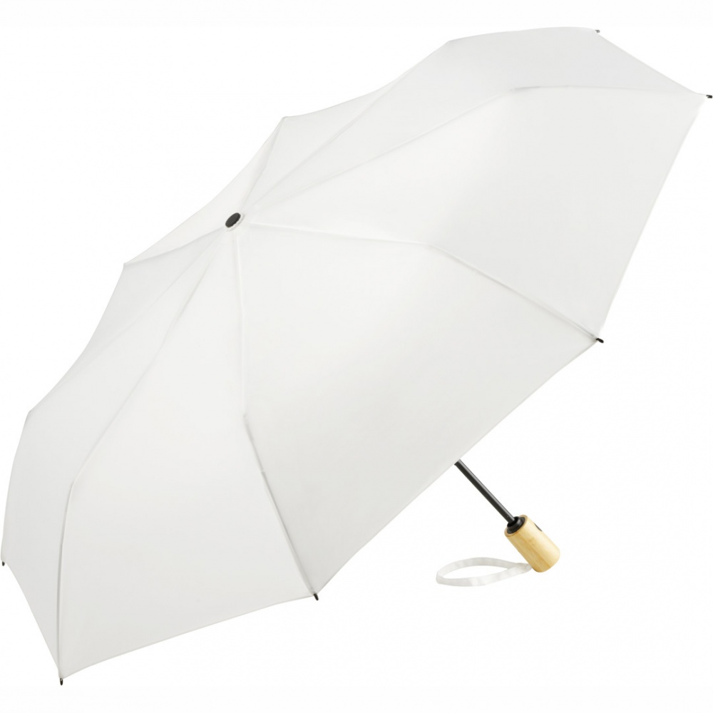 Logo trade promotional giveaways picture of: AOC mini umbrella ÖkoBrella 5429, White