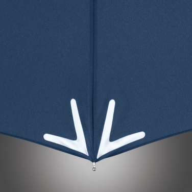 Logo trade advertising product photo of: AC mini umbrella Safebrella® LED 5571, Blue