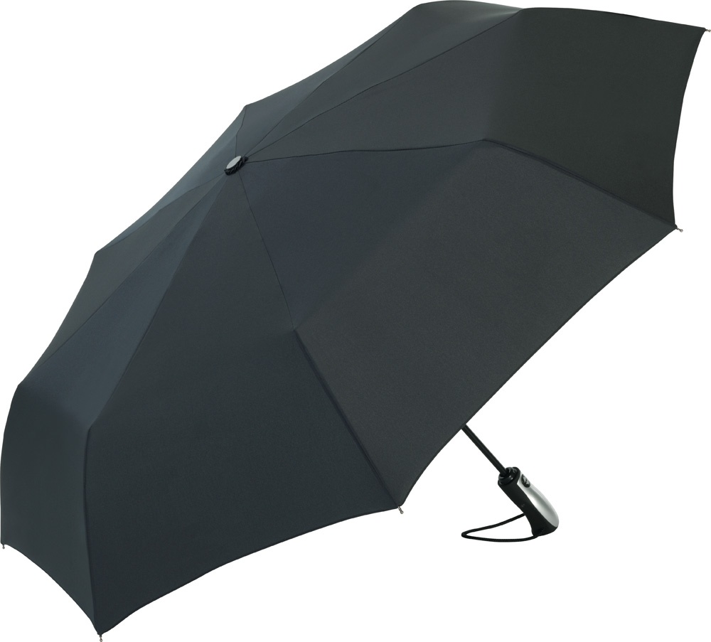 Logo trade promotional item photo of: AOC oversize mini umbrella Stormmaster, black