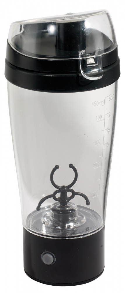 Logo trade promotional merchandise picture of: Electric- shaker "curl", black