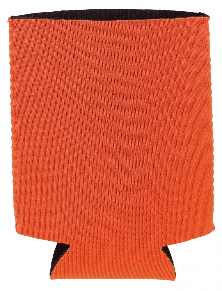 Logo trade promotional gifts image of: Can holder STAY CHILLED, orange