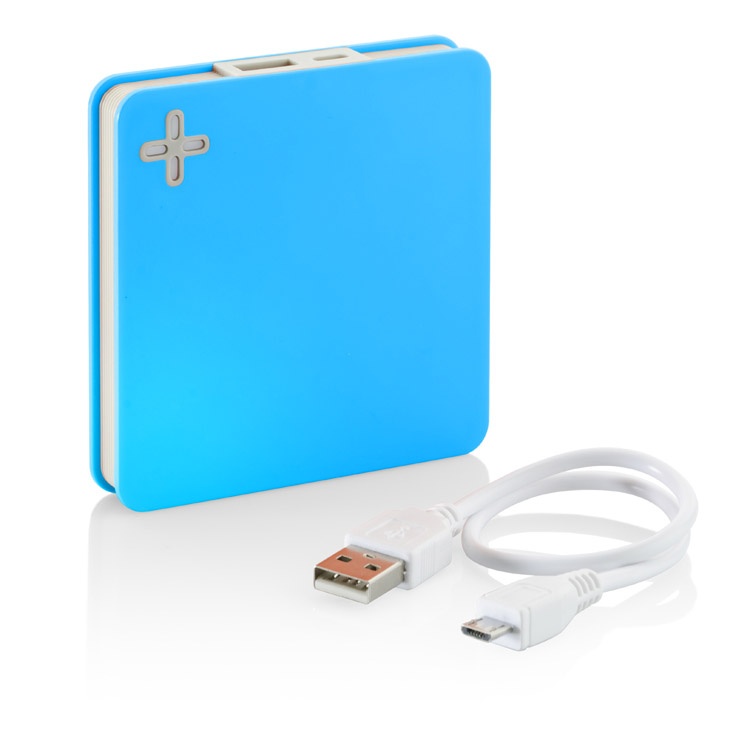 Logotrade promotional product image of: Power bank MAIS 5200 mAh, Light Blue