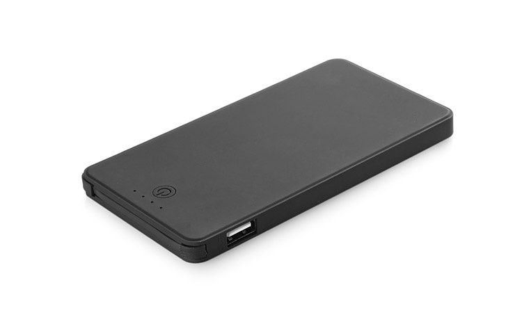 Logotrade corporate gift image of: Power bank VIVID 4000 mAh, Black