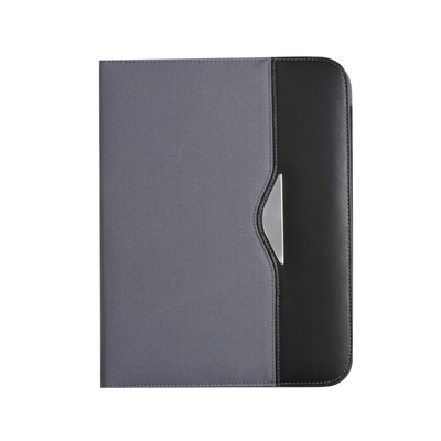 Logo trade promotional product photo of: Conference folder with notebook, grey