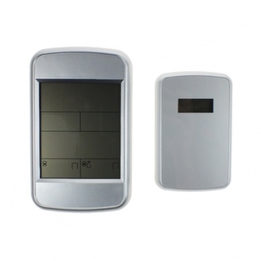 Logo trade promotional giveaways image of: Weather station with outside sensor
