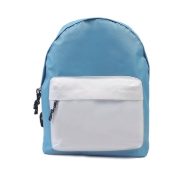 Logotrade advertising product picture of: Backpack, Light Blue/White