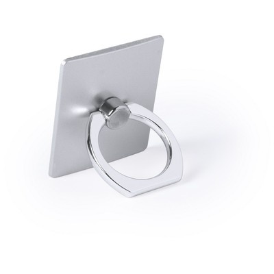 Logo trade promotional items image of: Phone holder, phone stand, silver