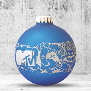 Logotrade promotional gift picture of: Christmas ball with 4-5 color logo 8 cm