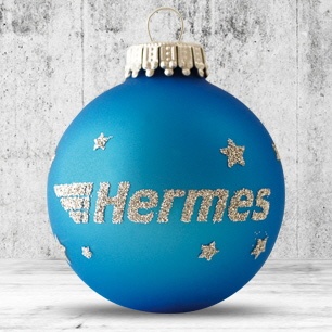 Logotrade promotional merchandise picture of: Christmas ball with 4-5 color logo 8 cm