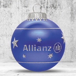 Logo trade promotional product photo of: Christmas ball with 4-5 color logo 8 cm